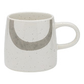 Ecology White &amp; Charcoal Nomad 340ml Stoneware Mugs