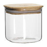 Ecology Ecology Pantry 800ml Square Glass Canister with Bamboo Lid