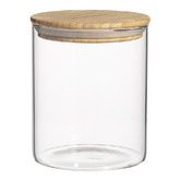 Ecology 4 Piece Pantry Round Glass Canister Set