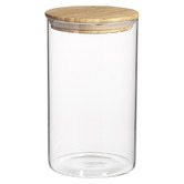 Ecology 4 Piece Pantry Round Glass Canister Set