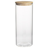 Ecology 4 Piece Pantry Round Glass Canister Set