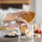 Ecology Pantry Round 2L Glass Biscuit Barrel