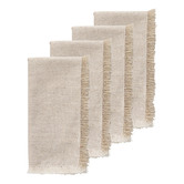 Ecology Flax Fray Cotton-Blend Napkins