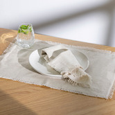 Ecology Flax Fray Cotton-Blend Napkins