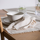 Ecology Flax Fray Cotton-Blend Napkins