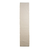 Ecology Flax Fray Cotton-Blend Table Runner