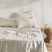 Ecology Dream Linen-Blend Fitted Sheet