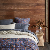 Ecology Sea Meadow Cotton King Coverlet