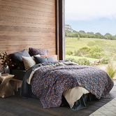 Ecology Sea Meadow Cotton King Coverlet