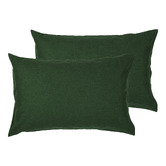 Ecology Moss Dream Linen-Blend Pillowcases