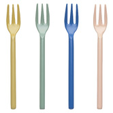Ecology 4 Piece Apostle Stainless Steel Cake Fork Set