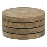 Ecology Drift 10cm Mango Wood Coasters