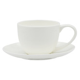 Ecology Canvas 100ml Fine Bone China Teacups &amp; Saucers