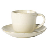 Ecology Element 120ml Stoneware Espresso Cups &amp; Saucers