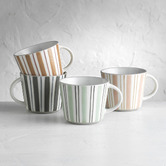 Ecology 4 Piece Chalk 260ml Mug Set