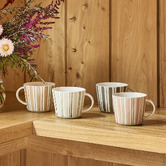 Ecology 4 Piece Chalk 260ml Mug Set