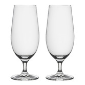 Ecology 6 Piece Clear 460ml Stem Beer Glass Set