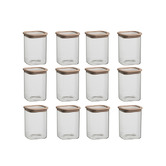 Ecology Store Square Glass Canisters