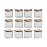 Ecology Store Square Glass Canisters