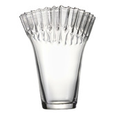 Ecology Tousle Fluted Soda Lime Glass Vase