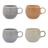Ecology 8 Piece Linen 320ml Stoneware Mug Set