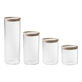Ecology 8 Piece Store Glass Canister Set