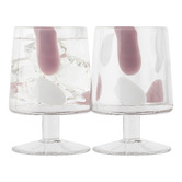 Ecology Blush Camille 310ml Glass Goblets