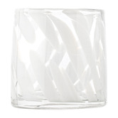 Ecology White Camille 260ml Glass Tumblers
