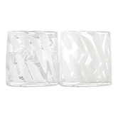 Ecology White Camille 260ml Glass Tumblers