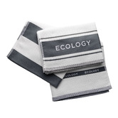 Ecology 6 Piece Fold Cotton Waffle Tea Towel Set