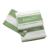 Ecology 6 Piece Fold Cotton Waffle Tea Towel Set