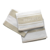 Ecology 6 Piece Fold Cotton Waffle Tea Towel Set