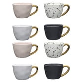 Ecology 8 Piece Speckle 60ml Stoneware Espresso Cup Set