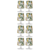 Ecology 8 Piece Camille 310ml Glass Wine Goblet Set