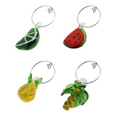 Porto 4 Piece Fiesta Wine Charms Set