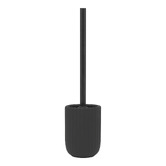 Porto 2 Piece Black Soho Toilet Brush &amp; Holder Set