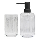 Porto 2 Piece Ellis Soap Dispenser &amp; Tumbler Set