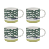Porto Vida Jungle 320ml Stoneware Mugs