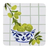 Porto 12 Piece Valentina Square Coaster Set