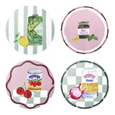 Porto 12 Piece Valentina Round Placemat Set