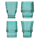 Porto 8 Piece Mare 210ml Glass Tumbler Set