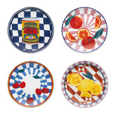 Porto 8 Piece Valentina 20cm Porcelain Side Plate Set