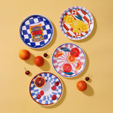Porto 8 Piece Valentina 20cm Porcelain Side Plate Set