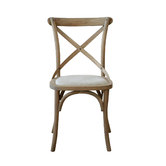 Hamilton Furniture Kasan Side Chairs Oatmeal Linen Seat