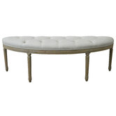 Hamilton Furniture Brynn Bench Weathered Oak