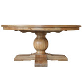 Hamilton Furniture Leyna Round Dining Table Natural Oak
