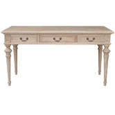 Hamilton Furniture Whitewash Phillip Scott Oak Wood Desk
