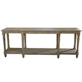 Hamilton Furniture Providence Oak Wood Console Table