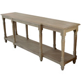 Hamilton Furniture Providence Oak Wood Console Table