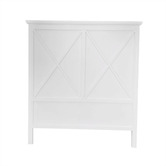 Hamilton Furniture White Aston Wooden Headboard